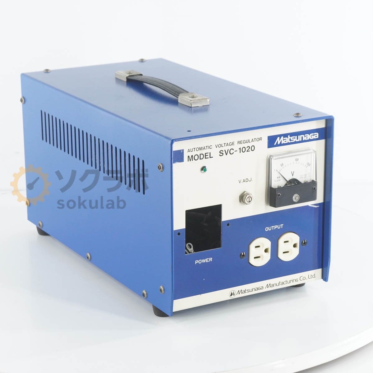 [JB]USED �ݾڤʤ� Matsunaga SVC-1020 Stavol AVR AUTOMATIC VOLTAGE REGULATOR ���Ű��Ÿ����� [08298-0022]