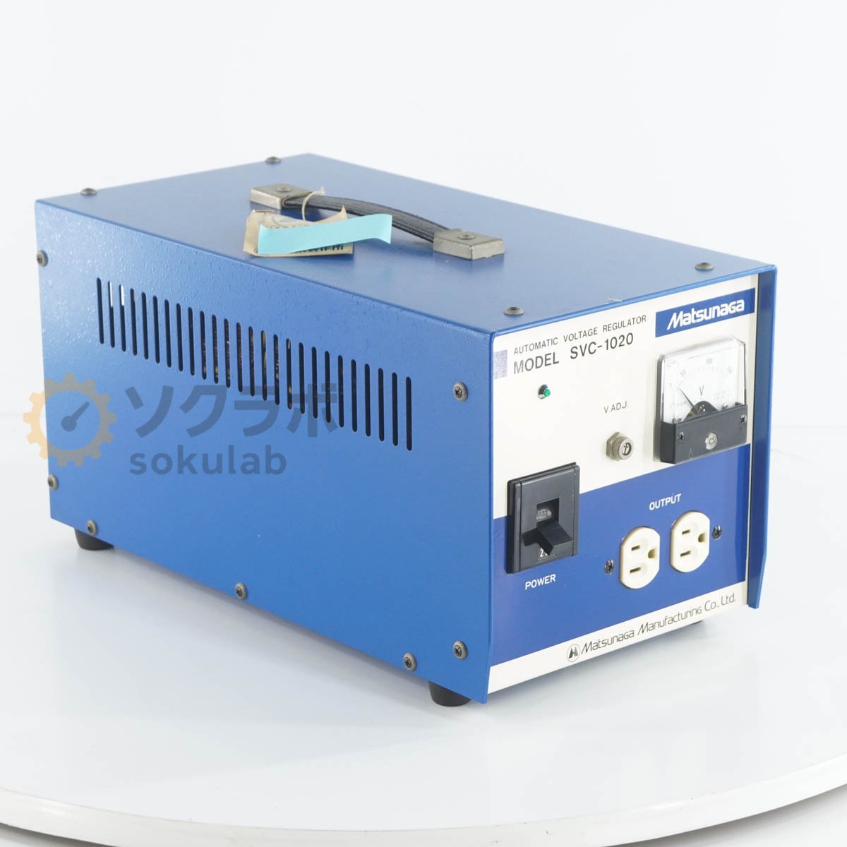 [JB]USED �ݾڤʤ� Matsunaga SVC-1020 Stavol AVR AUTOMATIC VOLTAGE REGULATOR ���Ű��Ÿ����� [08298-0023]