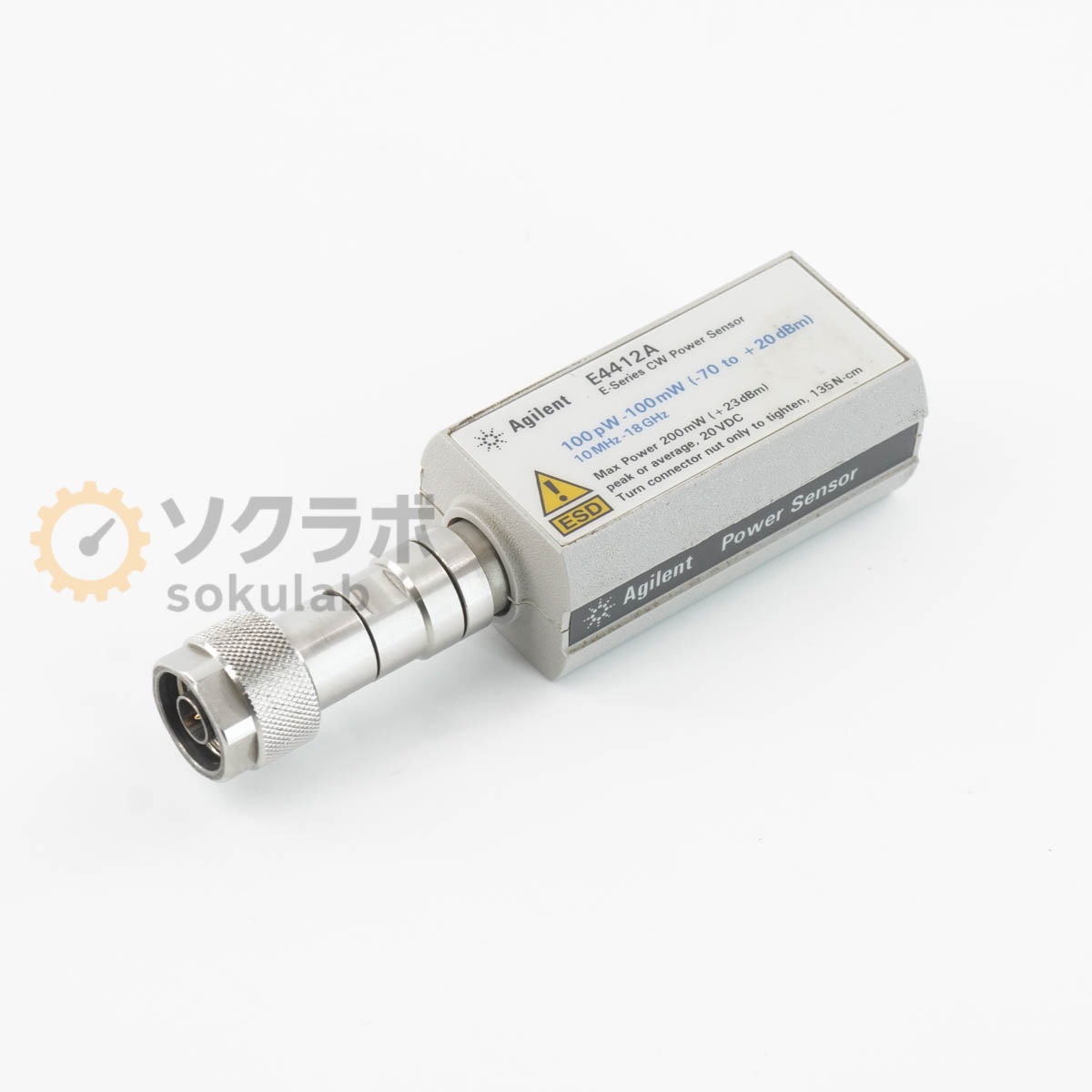 [DW]USED 8���ݾ� Agilent E4412A E-Series CW Power Sensor  �ѥ���󥵡� 10MHz-18GHz 100pW-100mW [08298-0047]