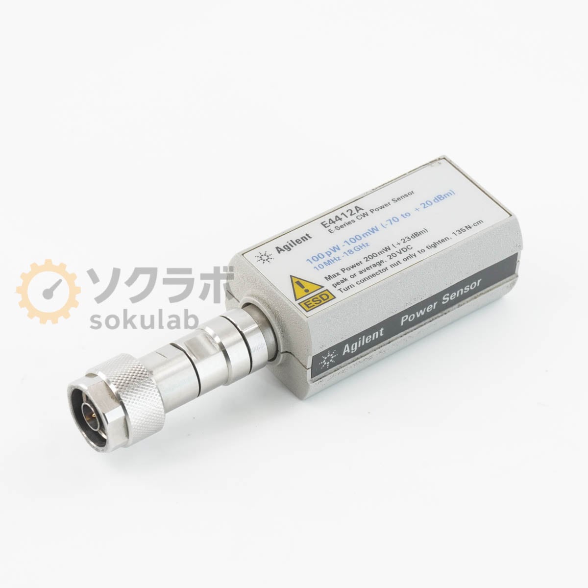 [DW]USED 8���ݾ� Agilent E4412A E-Series CW Power Sensor  �ѥ���󥵡� 10MHz-18GHz 100pW-100mW [08298-0048]