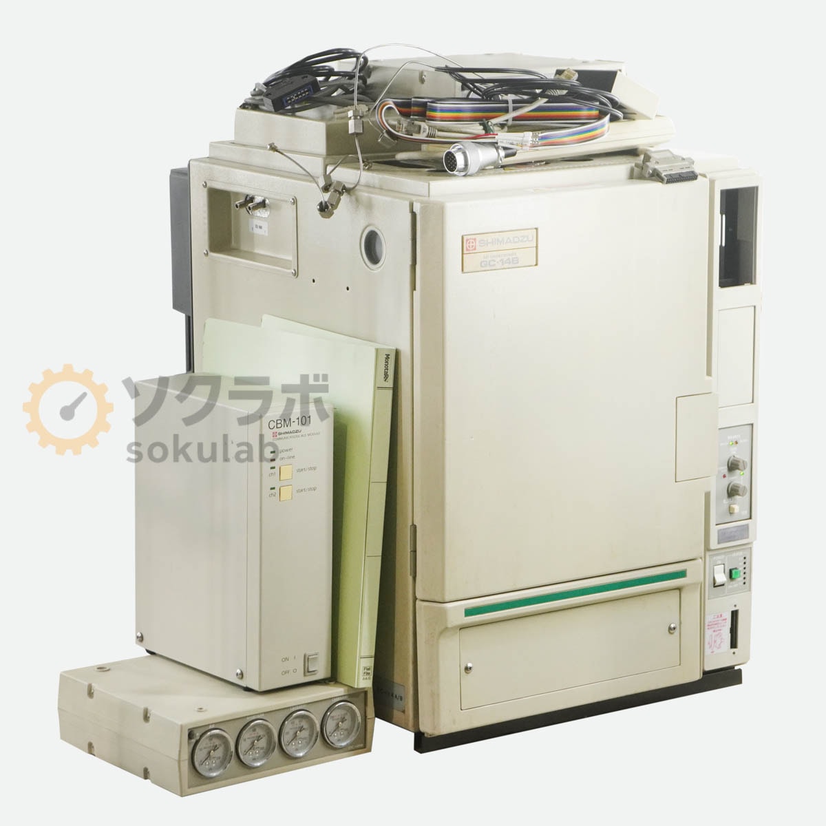 [DW]USED 8���ݾ� SHIMADZU GC-14B GAS CHROMATOGRAPH ���������ޥȥ���� CBM-101 CFC-14PM PC-57N �Ÿ������� �谷������ [07902-0099]