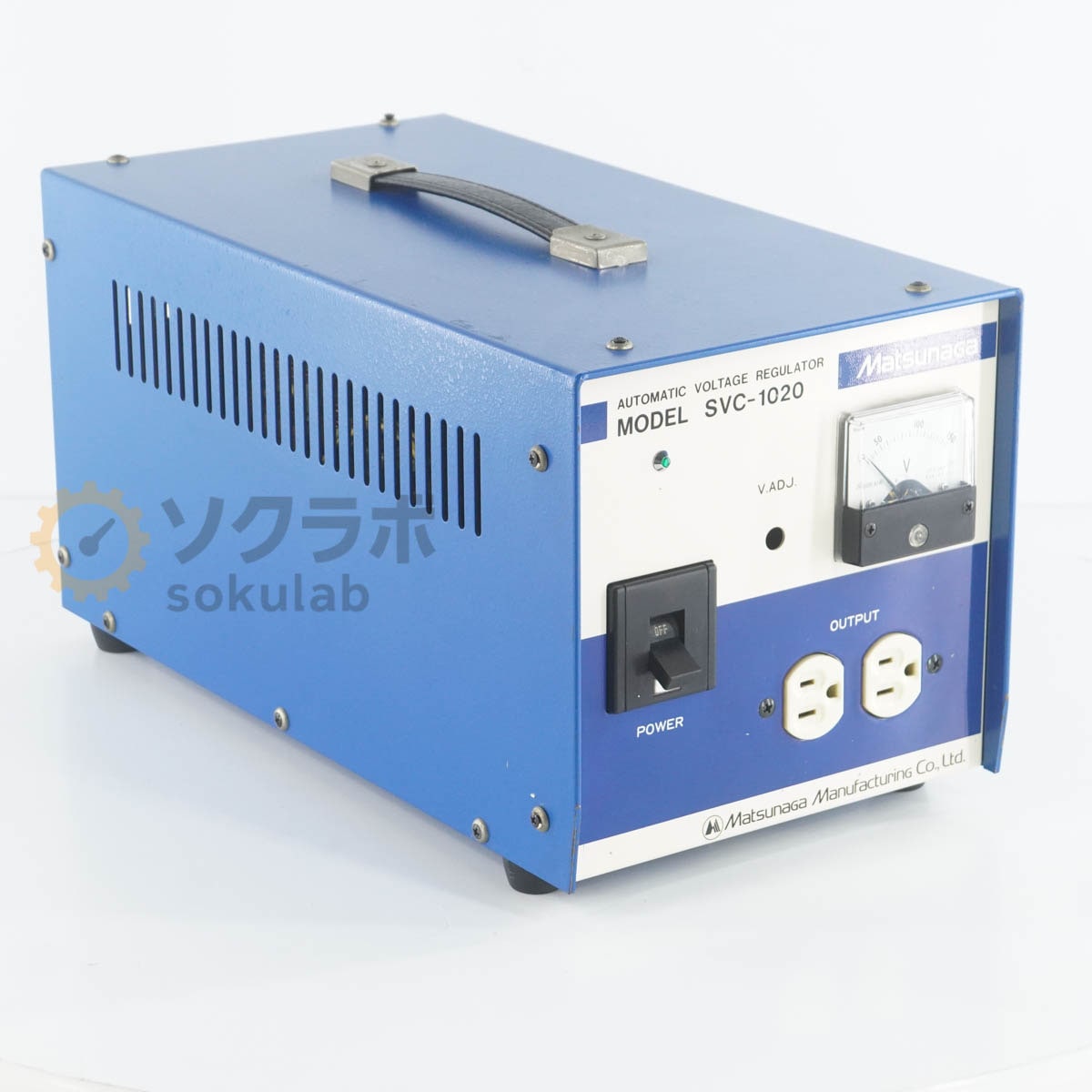 [JB]USED �ݾڤʤ� Matsunaga SVC-1020 Stavol AVR AUTOMATIC VOLTAGE REGULATOR ���Ű��Ÿ����� [08298-0024]