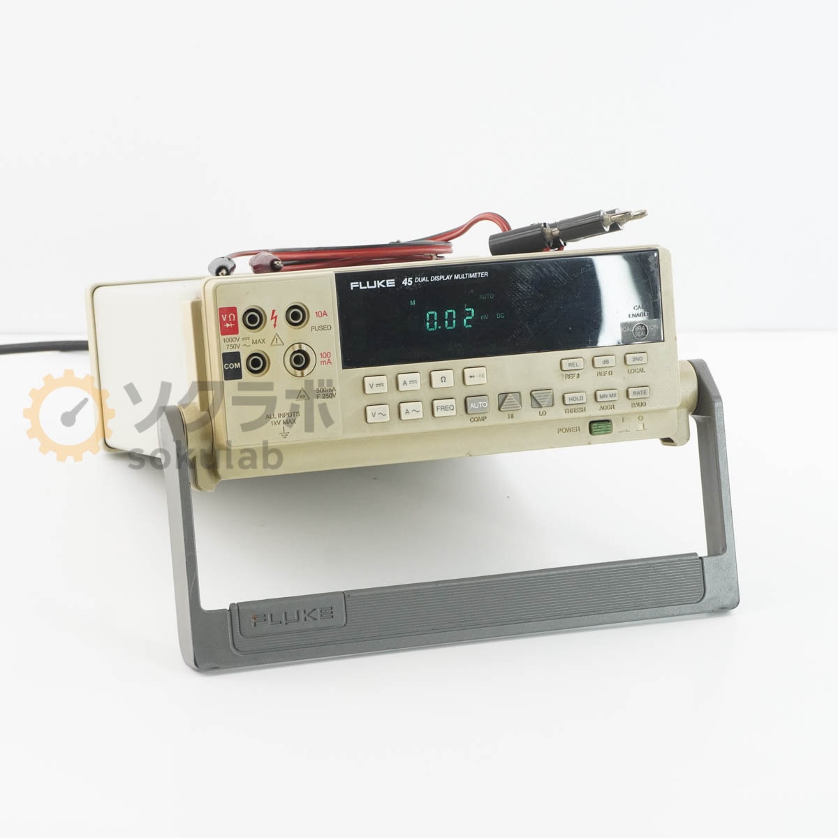 [DW]USED 8���ݾ� FLUKE 45 DUAL DISPLAY MULTIMETER �ǥ奢��ǥ����ץ쥤 �ޥ���᡼���� �Ÿ������� [08277-0007]