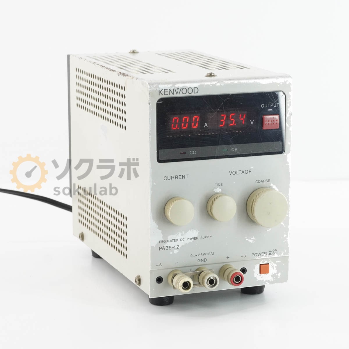 [JB]USED �ݾڤʤ� KENWOOD PA36-1.2 REGULATED DC POWER SUPPLY ľή���경�Ÿ� DC�Ÿ� ľή�Ÿ� 0-36V 1.2A [08277-0008]