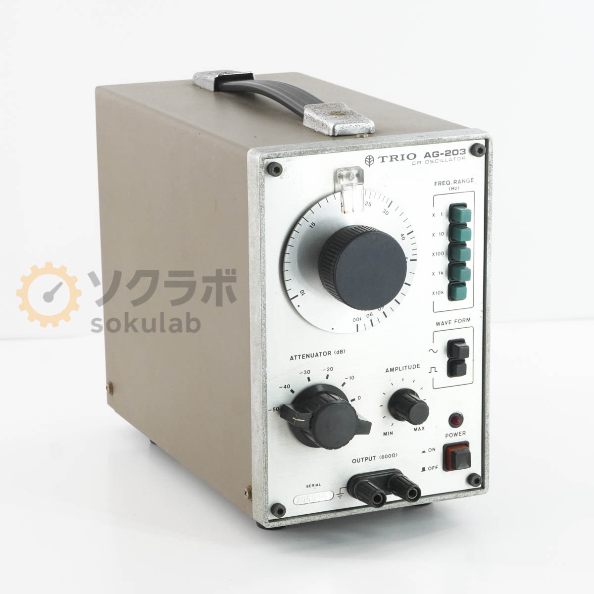 [DW]USED 8���ݾ� TRIO AG-203 CR OSCILLATOR CR�����졼���� �����ȯ���� [08277-0009]