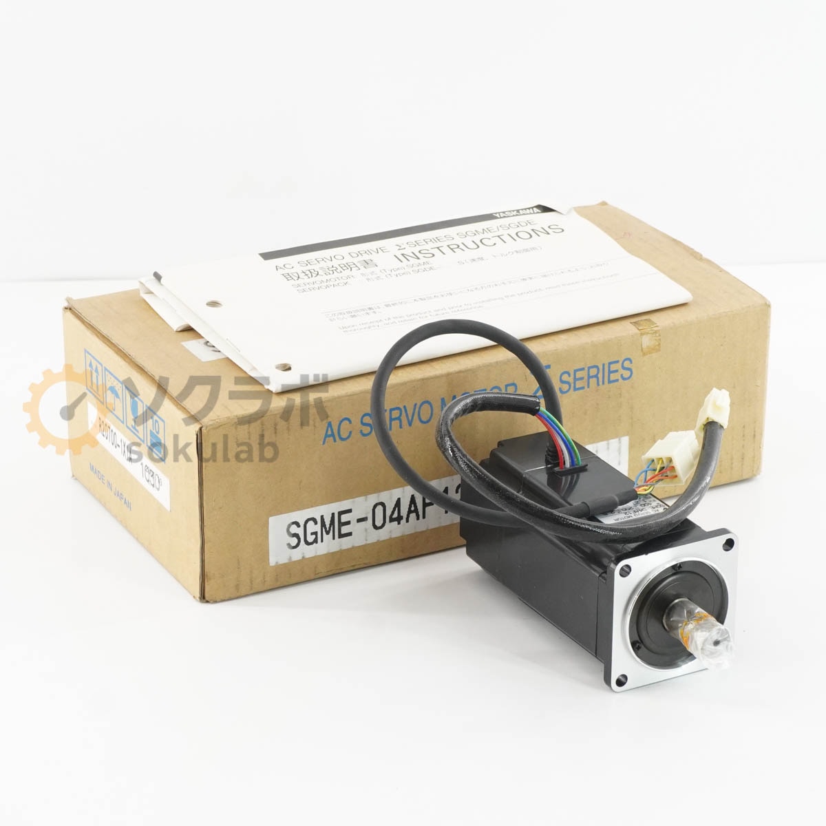 [PG]USED 8���ݾ� YASKAWA SGME-04AF12 AC �����ܥ⡼���� AC SERVO MOTOR �⡼���� 400W 200V 2.6A �谷������ [08100-0034]