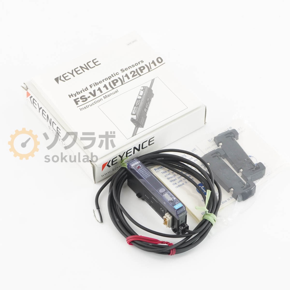 [PG]USED 8���ݾ� KEYENCE FS-V12 �ե����Х���� �����֥륿���� �ե����С������ Hybrid Fiberoptic Sensor �谷������ [08100-0042]