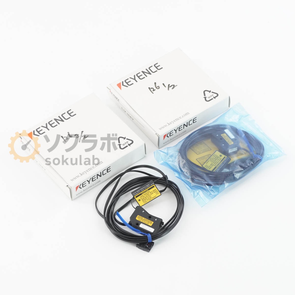 [PG]USED 8���ݾ� 2�楻�å� KEYENCE LV-H47 Sensor Head �졼�������󥵥إå� ȿ�ͷ� ���ꥢ������ ���󥵡��إå� [08100-0048]