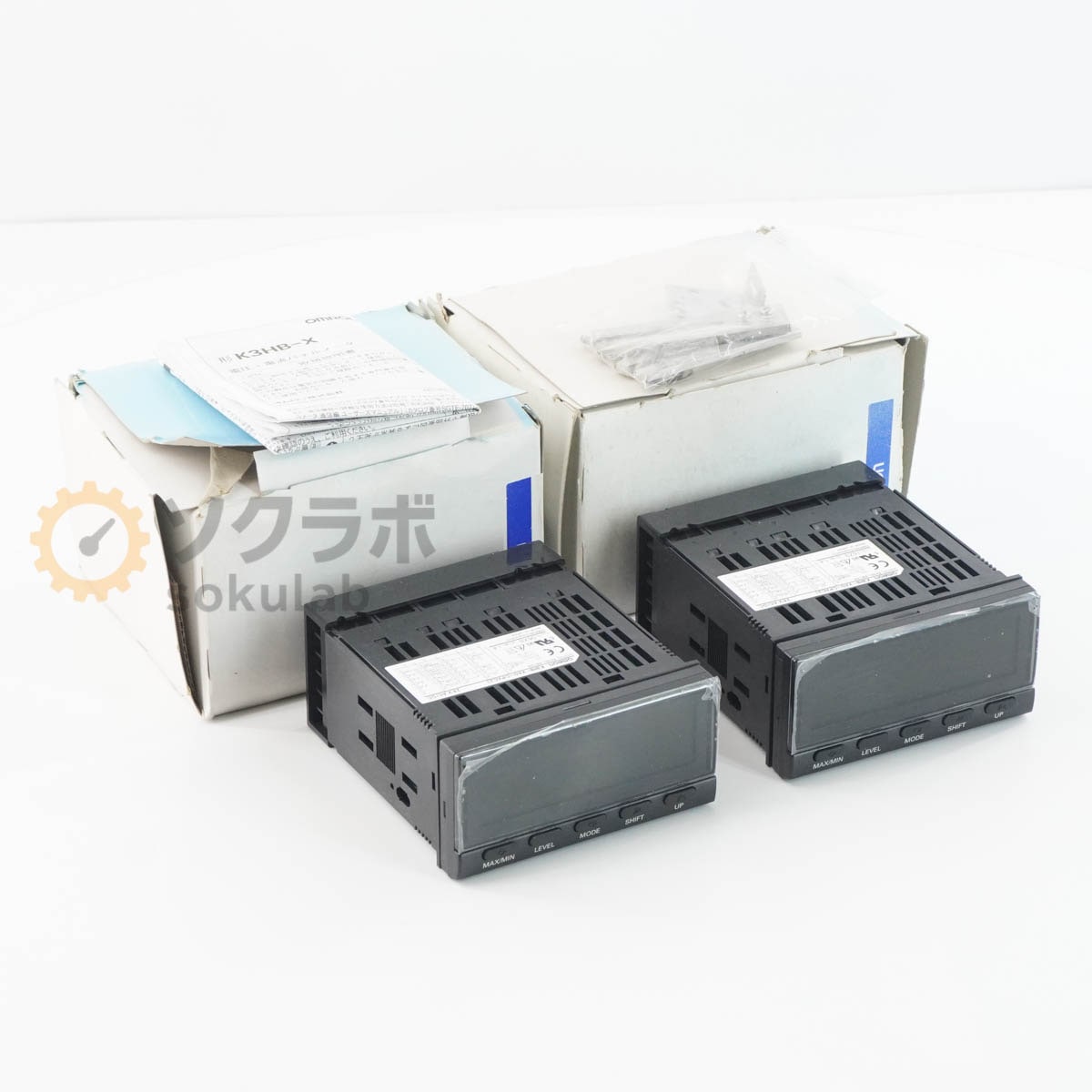 [PG]USED 8���ݾ� 2�楻�å� OMRON K3HB-XAD-CPAC21 K3HB-X �Ű�����ή�ѥͥ�᡼���� �ǥ�����ѥͥ�᡼���� DIGITAL PAN...[08100-0075]