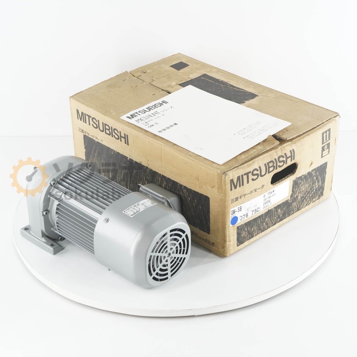 [PG]USED 8���ݾ� MITSUBISHI GM-SB MELHUNT GM-S ���䡼�ɥ⡼���� GEARED MOTOR �������ɥ⡼���� 200V �谷������ [08100-0086]