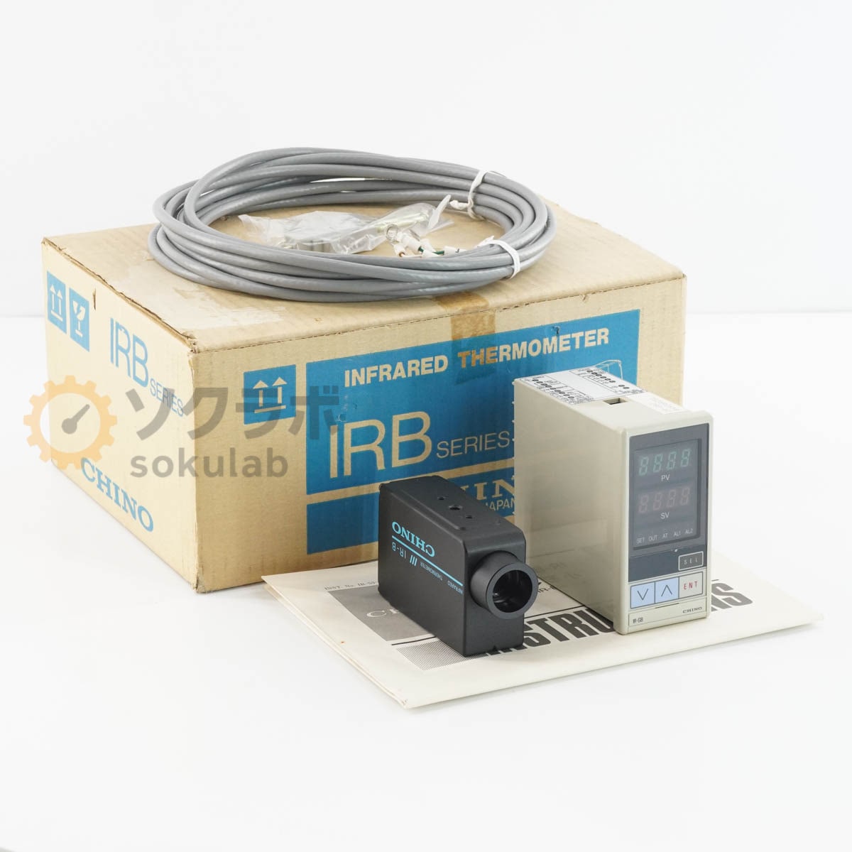 [DW]USED 8���ݾ� CHINO IR-BT1 IR-GB INFRARED THERMOMETER �������Ͳ��ٷ� �谷������ [07902-0092]