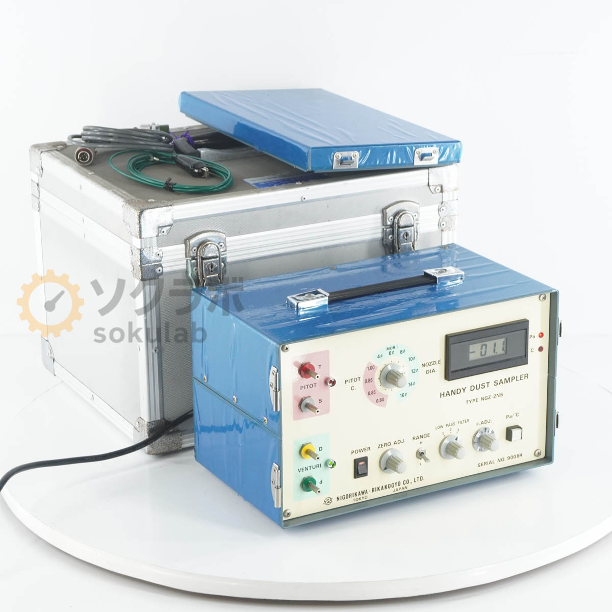 [DW]USED 8���ݾ� NIGORIKAWA RIKAKOGYO NGZ-2NS NGR HANDY DUST SAMPLER �ϥ�ǥ������ȥ���ץ顼 �Ķ�¬�굡 �����ص���...[08416-0004]