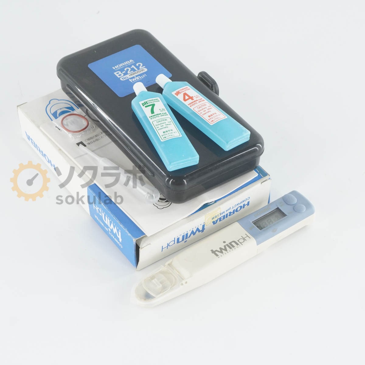 [JB]USED �ݾڤʤ� HORIBA B-212 twinpH COMPACT pH METER ����ѥ���pH�᡼���� pH�� �谷������ [08416-0006]