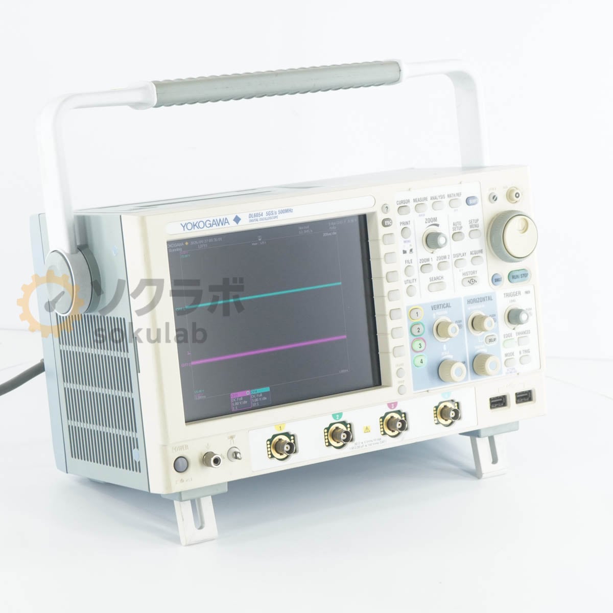 [DW]USED 8���ݾ� YOKOGAWA DL6054 -M-HJ/B5/P2/7C 500MHz 5GS/s DIGITAL OSCILLOSCOPE ���� �ǥ����륪������������ [07896-0002]