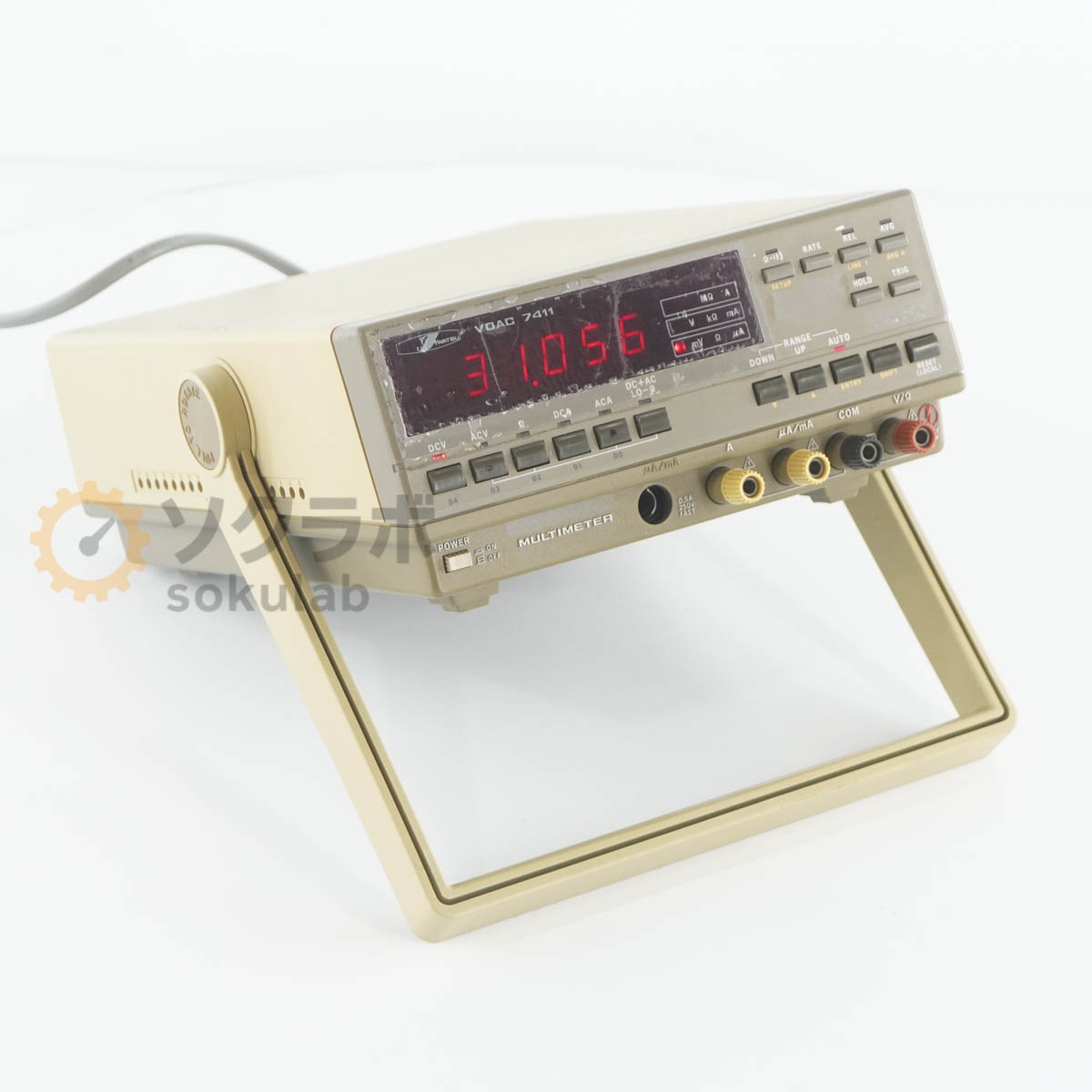 [DW]USED 8���ݾ� IWATSU VOAC 7411 DMM DIGITAL MULTIMETER ����̿��� ���� �ǥ�����ޥ���᡼���� �ޥ���᡼���� [08080-0002]