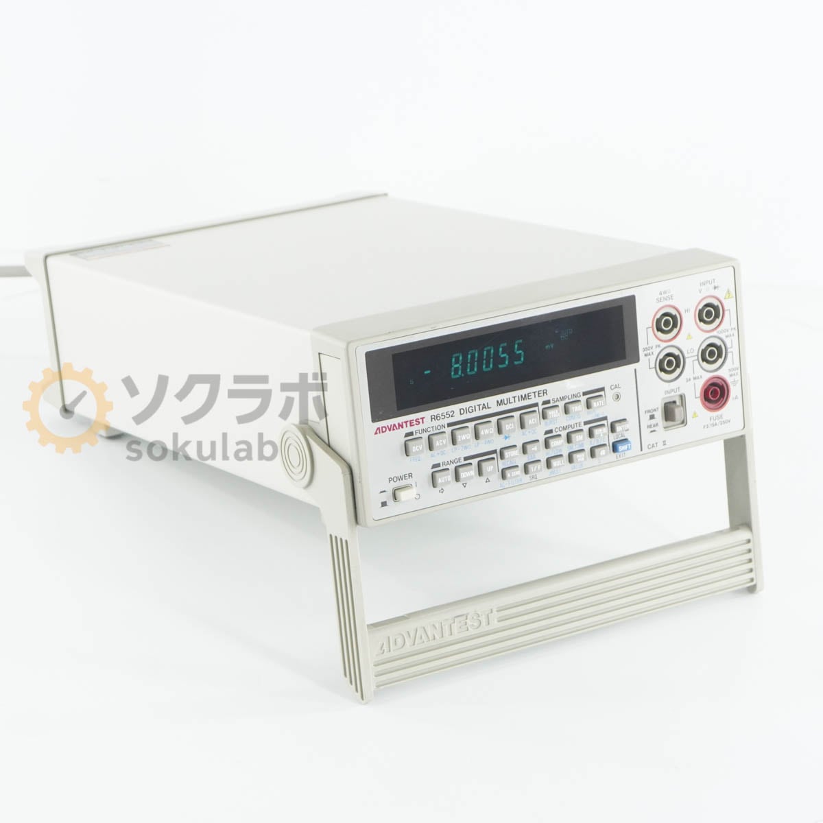 [DW]USED 8���ݾ� ADVANTEST R6552 DMM DIGITAL MULTIMETER ���ɥХ�ƥ��� �ǥ�����ޥ���᡼���� [08080-0004]