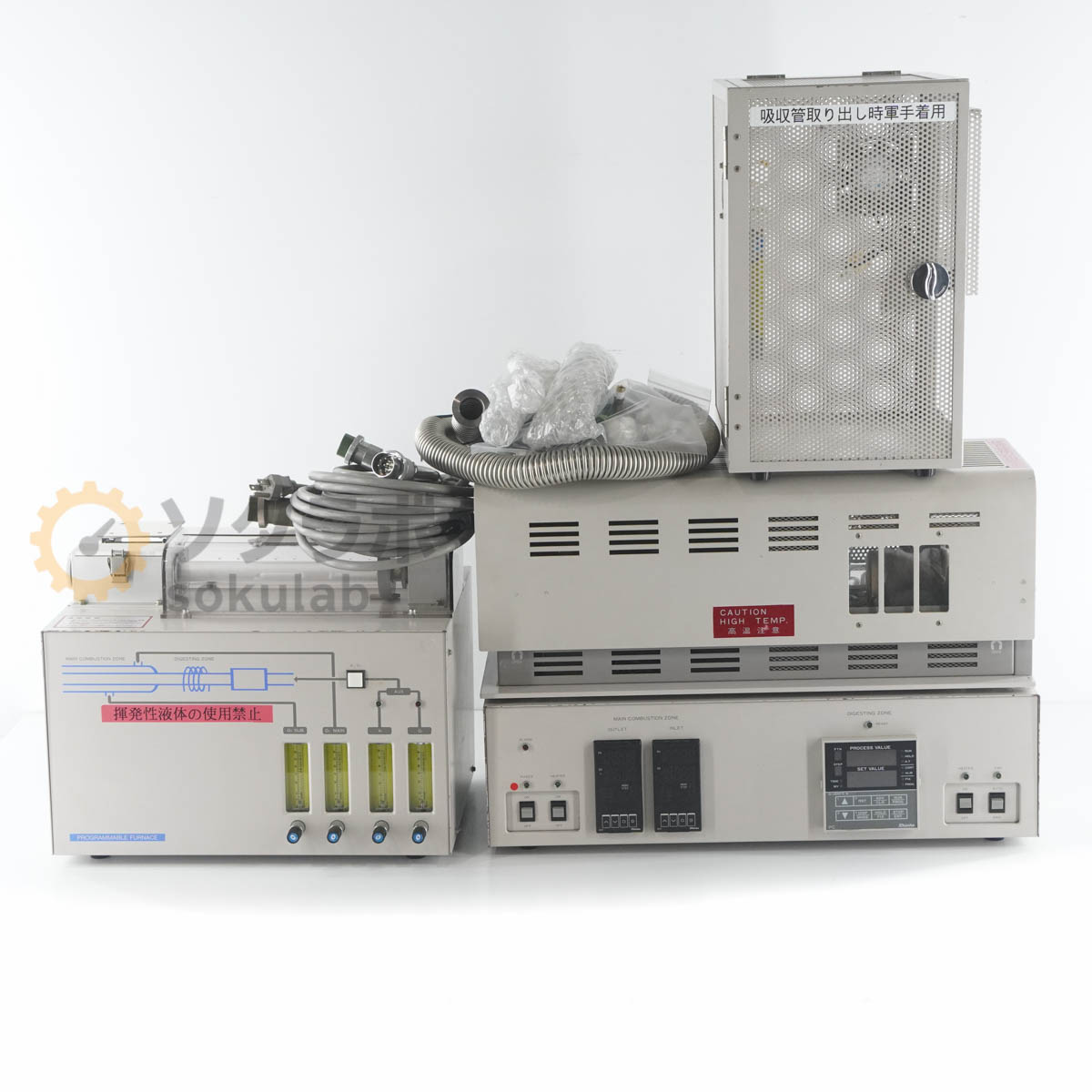 [JB]USED �ݾڤʤ� MITSUBISHI CHEMICAL QF-02-R QF-02-F PROGRAMMABLE FURNACE ��ɩ���ߥ��� ��ưǳ������ [08337-0004]