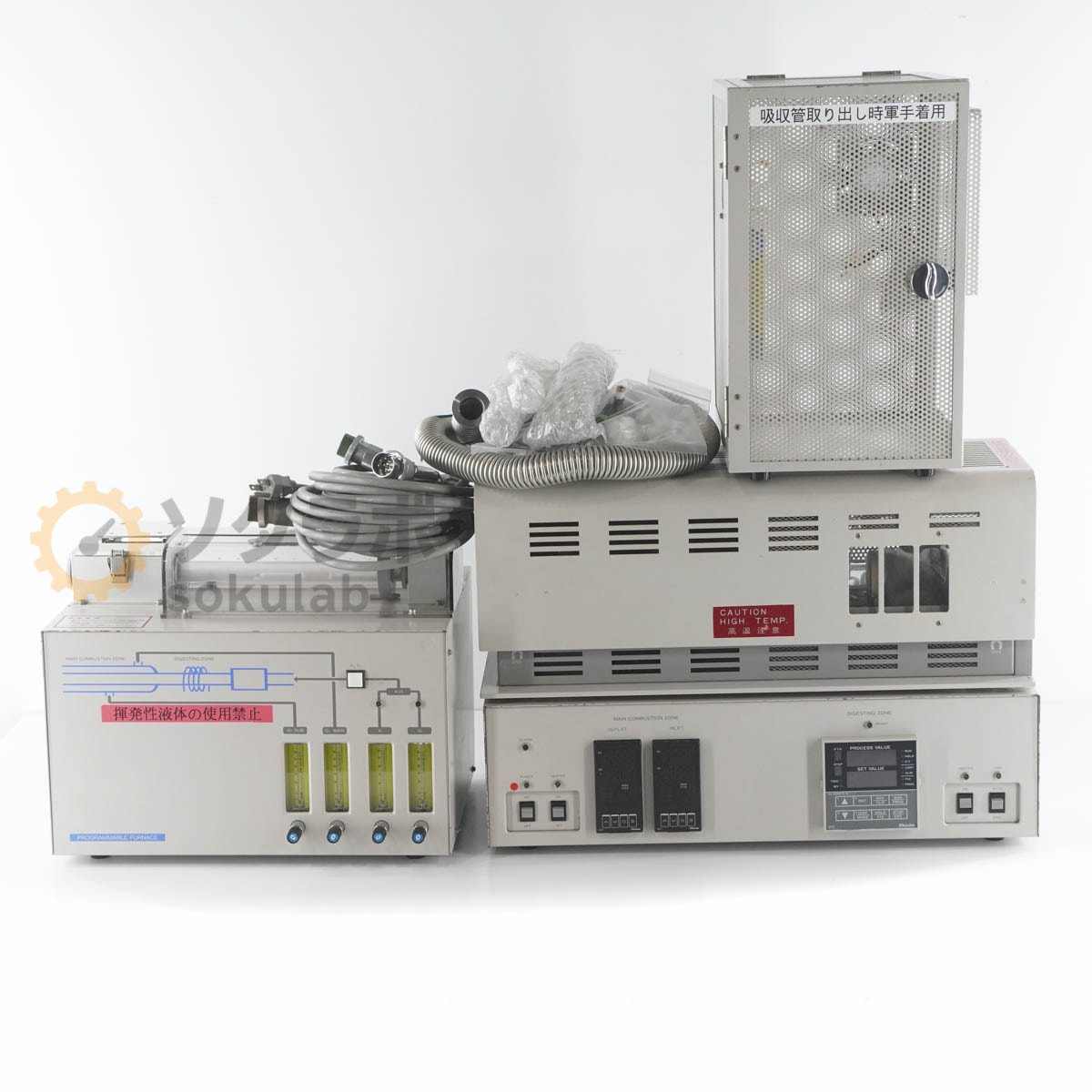 [JB]USED �ݾڤʤ� MITSUBISHI CHEMICAL QF-02-R QF-02-F PROGRAMMABLE FURNACE ��ɩ���ߥ��� ��ưǳ������ [08337-0004]