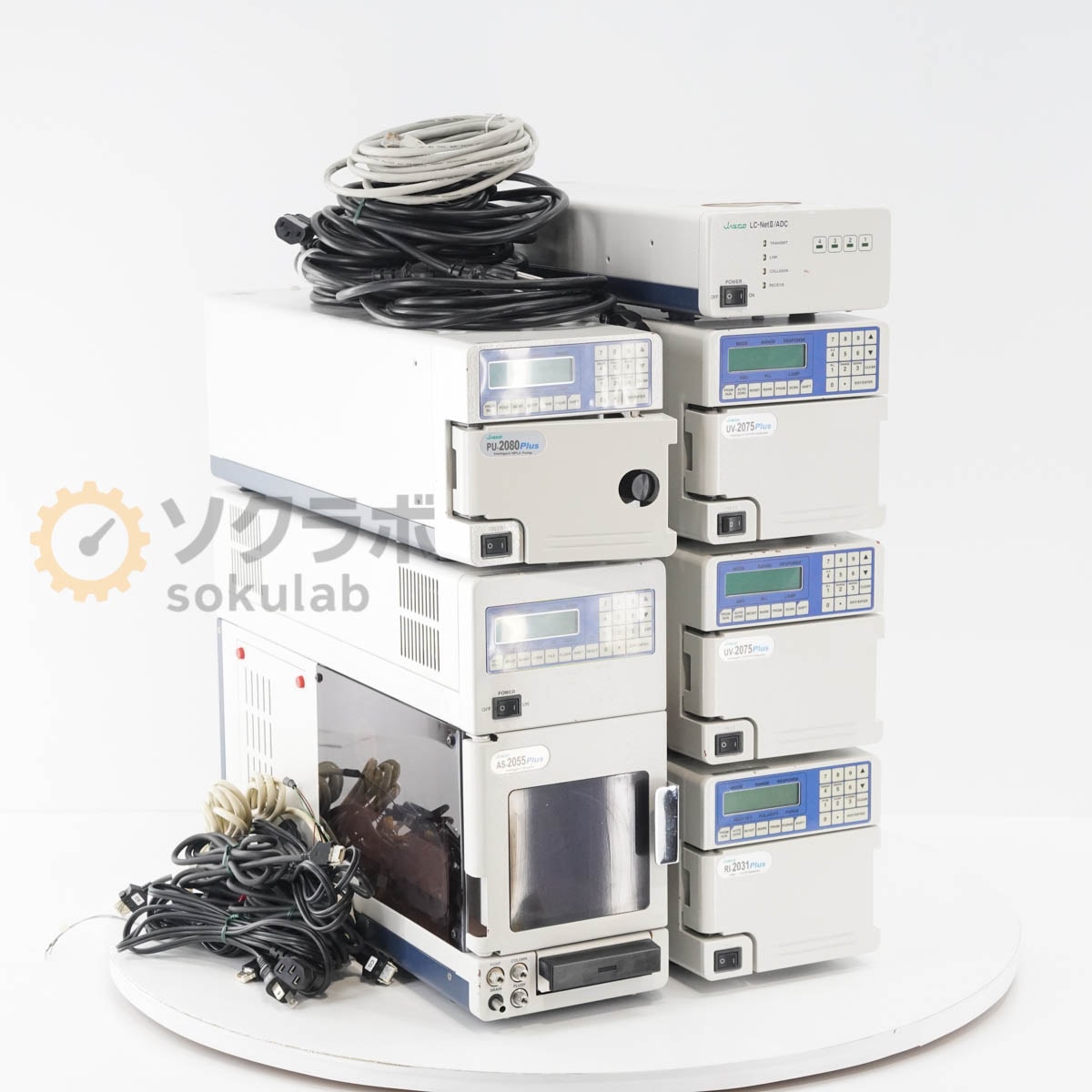 [DW]USED 8���ݾ� �켰���å� JASCO PU-2080 AS-2055 UV-2075 RI-2031 HPLC ����ʬ�� �ե��� Liquid Chromatograph ���Υ����ޥȥ���� [07874-0002]