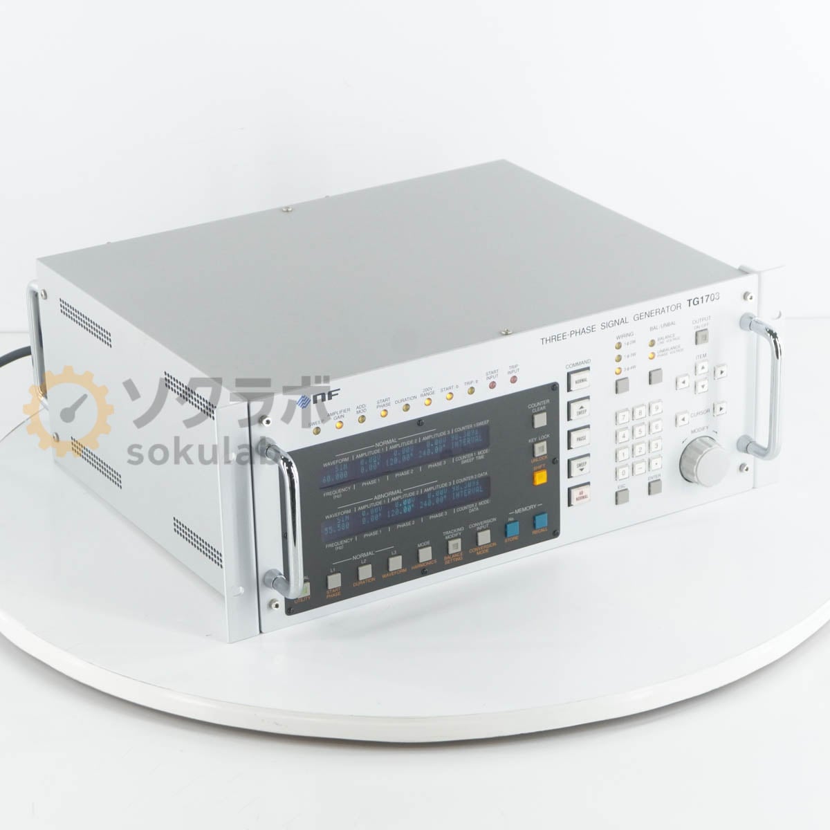 [DW]USED 8���ݾ� NF TG1703 THREE-PHASE SIGNAL GENERATOR ���̥��ղ�ϩ�߷ץ֥��å� ���꿮��ȯ���� �����ʥ른���ͥ졼���� [07896-0071]