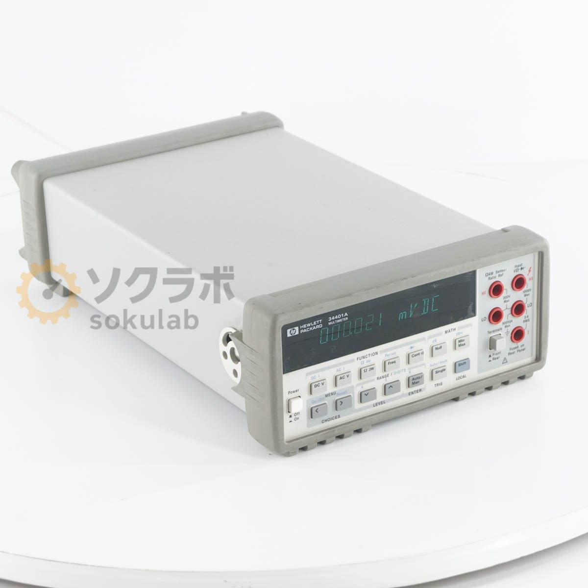 [JB]USED �ݾڤʤ� hp 34401A DMM DIGITAL MULTIMETER Agilent �������� Keysight ���������� �ǥ�����ޥ���᡼���� 6 1/2�� [08080-0005]