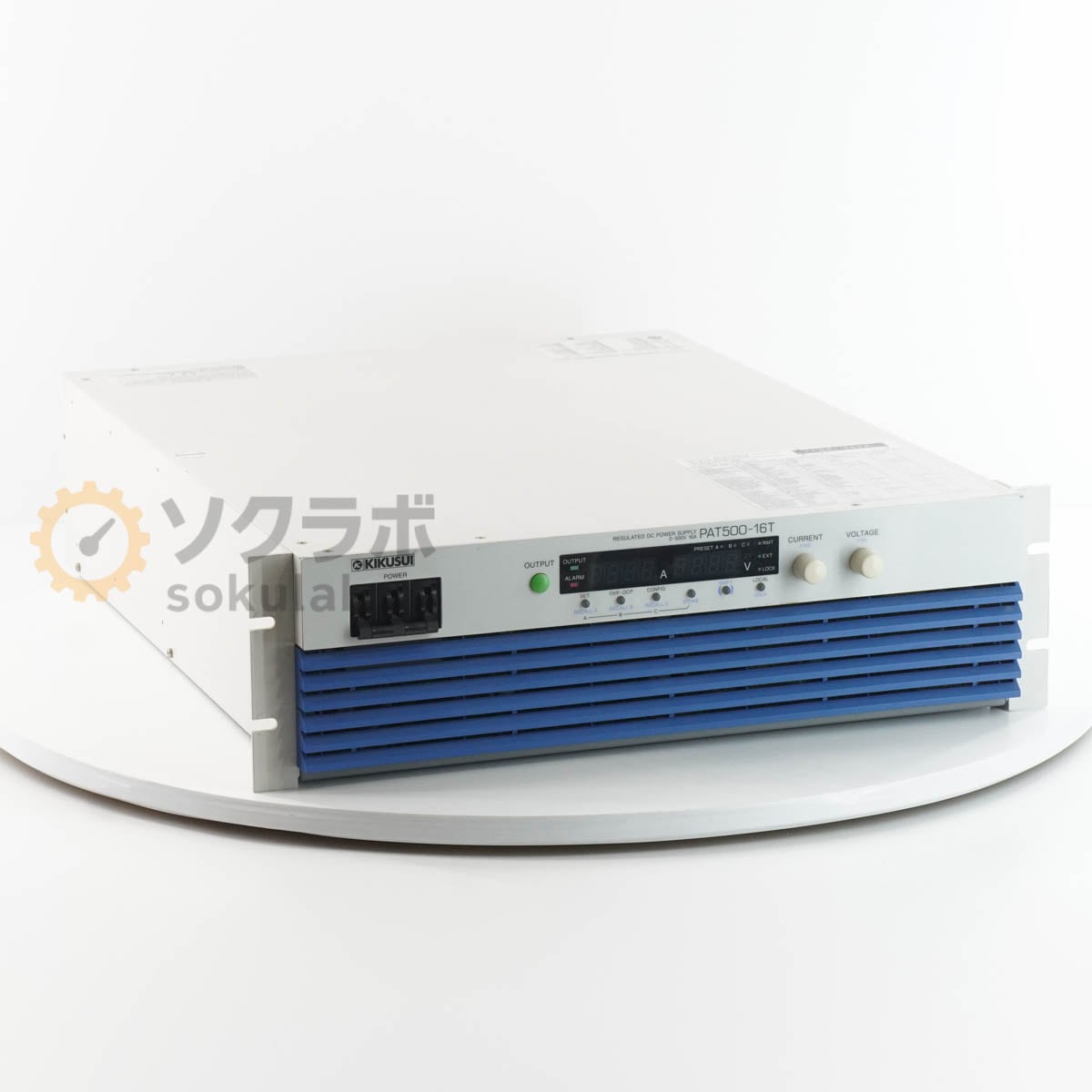 [DW]USED 8���ݾ� KIKUSUI PAT500-16T 0-500V 16A ����200 REGULATED DC POWER SUPPLY �ƿ� ľή���경�Ÿ� ���Ψ�����̥����å����Ÿ� DC�Ÿ���[07896-0101]