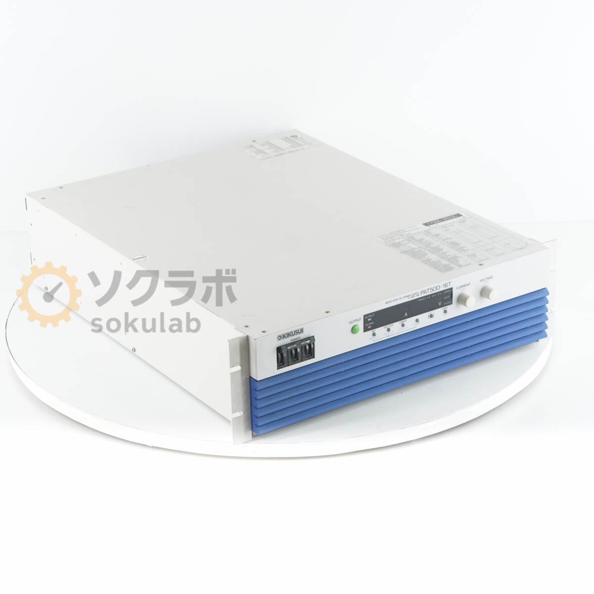 [DW]USED 8���ݾ� KIKUSUI PAT500-16T 0-500V 16A ����200 REGULATED DC POWER SUPPLY �ƿ� ľή���경�Ÿ� ���Ψ�����̥����å����Ÿ� DC�Ÿ���[07896-0105]
