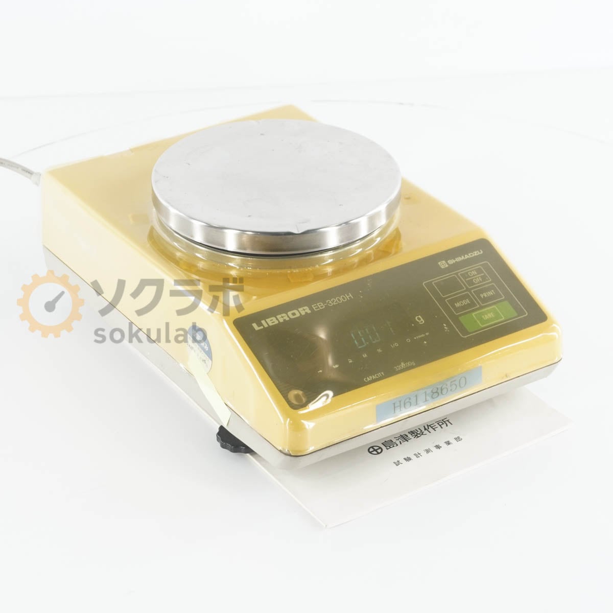 [DW]USED 8���ݾ� SHIMADZU EB-3200H LIBROR �Ҥ礦��3200g Electronic Balance ��������� �Ż�ŷ�Ӥ� �Ż�ŷ�� [08228-0007]