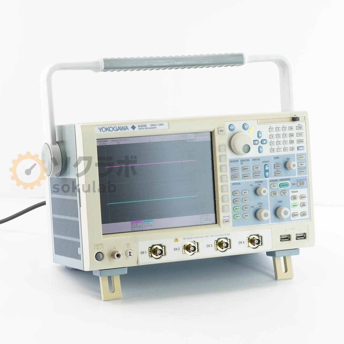 [JB]USED �ݾڤʤ� YOKOGAWA DL9240L 701313-M-HJ/P2 1.5GHz 10GS/s DIGITAL OSCILLOSCOPE ���� �ǥ����륪������������ [08281-0014]
