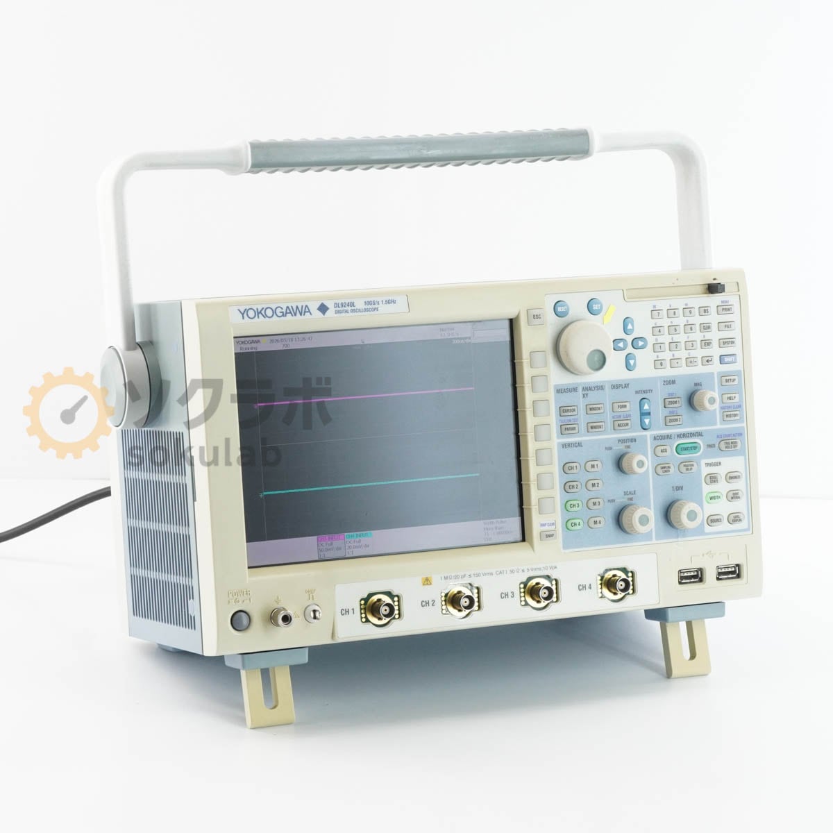 [JB]USED �ݾڤʤ� YOKOGAWA DL9240L 701313-M-HJ/P2 1.5GHz 10GS/s DIGITAL OSCILLOSCOPE ���� �ǥ����륪������������ [08281-0014]