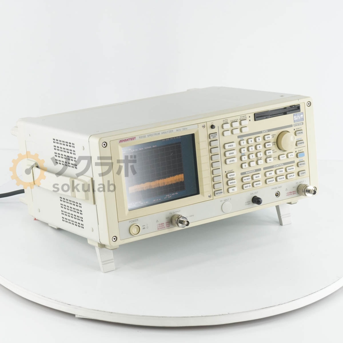 [JB]USED �ݾڤʤ� ADVANTEST R3132 9kHz-3GHz SPECTRUM ANALYZER ���ɥХ�ƥ��� ���ڥ��� ���ڥ��ȥ�ॢ�ʥ饤���� [08281-0020]