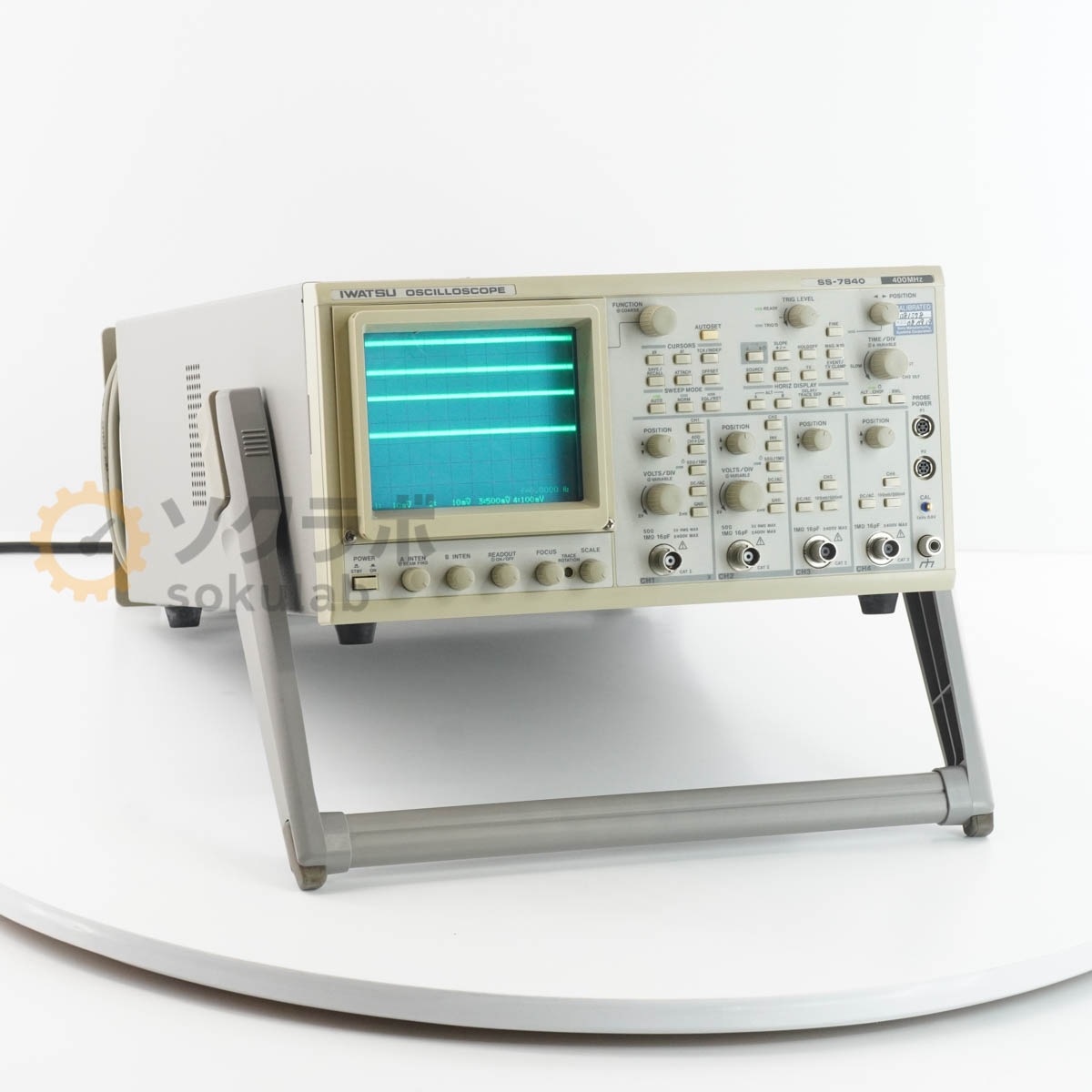 [JB]USED �ݾڤʤ� IWATSU SS-7840 400MHz OSCILLOSCOPE ���� ����̿��� �������������� [08281-0021]