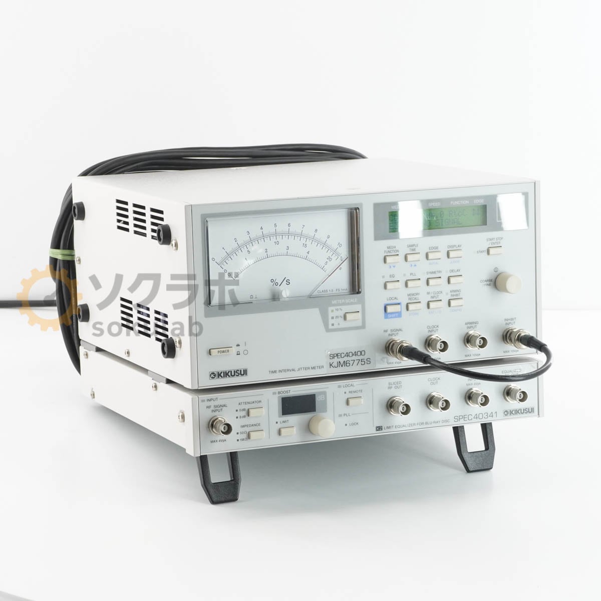 [DW]USED 8���ݾ� KIKUSUI KJM6775S SPEC40400 TIME INTERVAL JITTER METER �ƿ� �����।�󥿡��Х른�å��᡼���� [08281-0028]