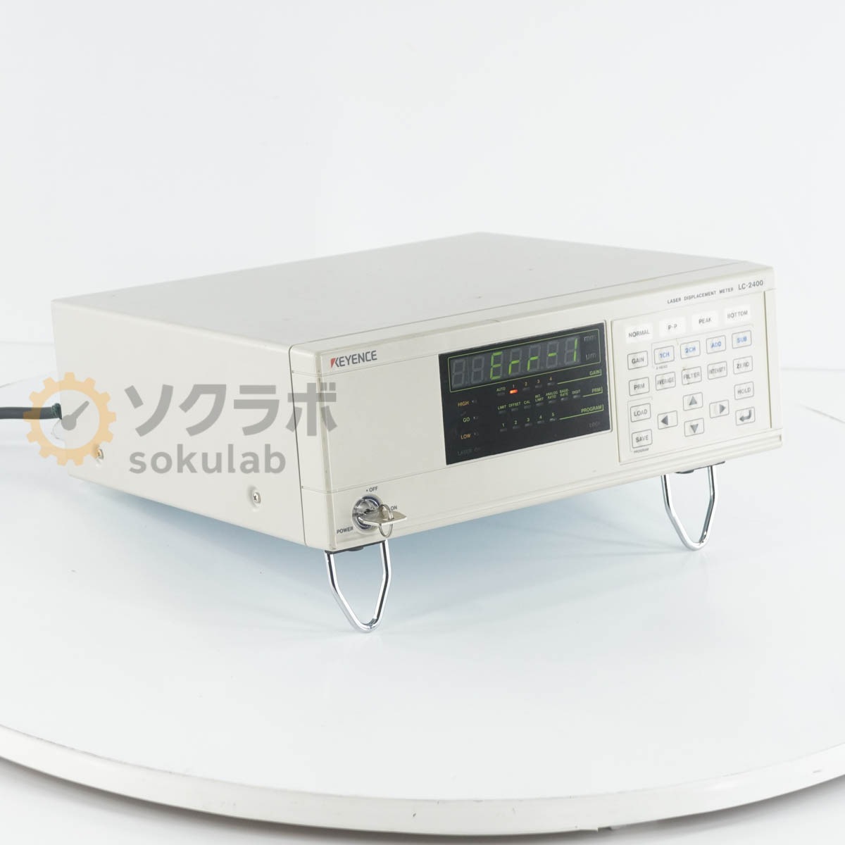 [JB]USED �ݾڤʤ� KEYENCE LC-2400 LASER DISPLACEMENT METER �������� Ķ�����٥졼�����Ѱ̷� �졼���Ѱ̷� [08281-0032]