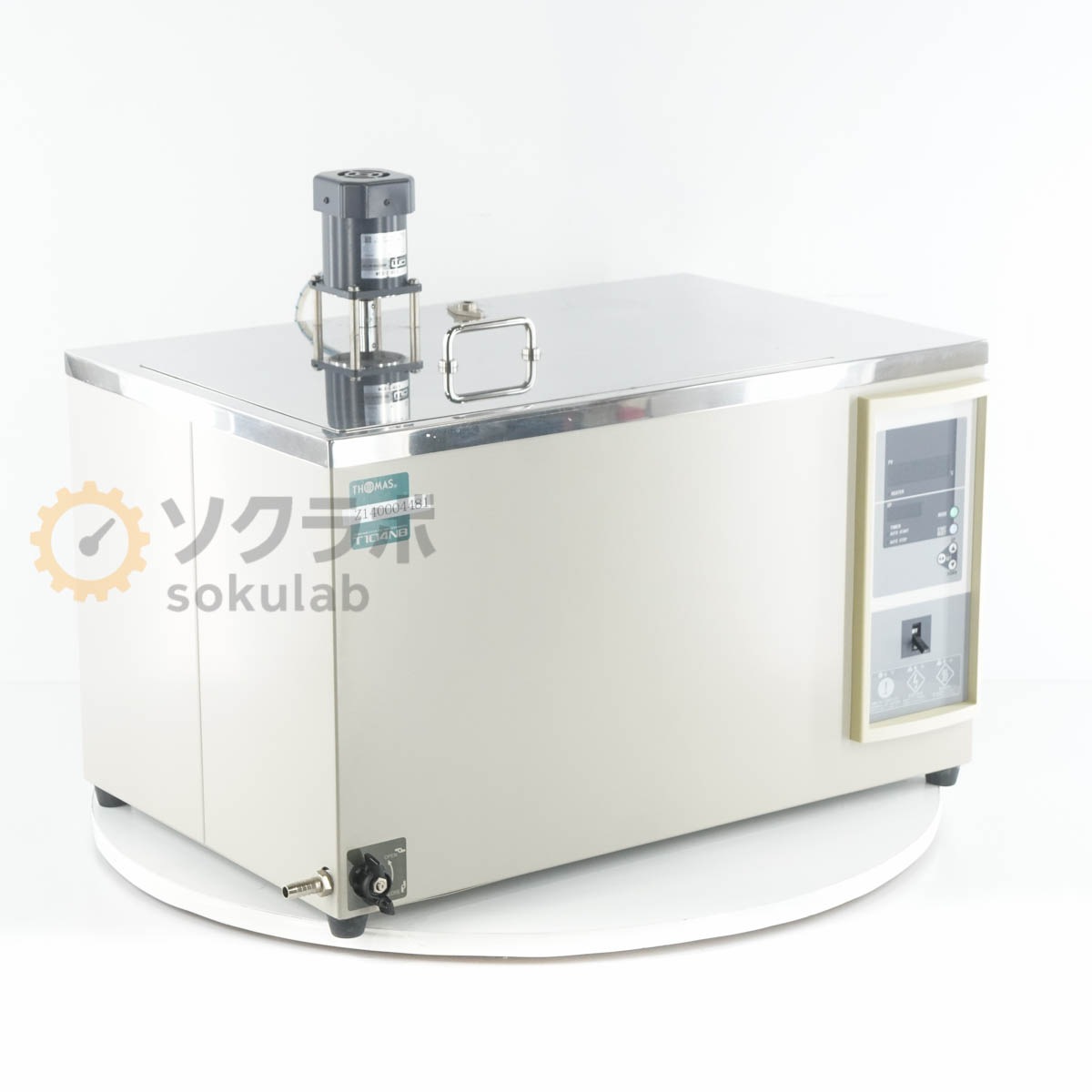 [DW]USED 8���ݾ� THOMAS T104NB T-104NB ñ��100 THERMOSTATIC WATER BATH �ȡ��ޥ��ʳشﳣ �������� [08329-0007]