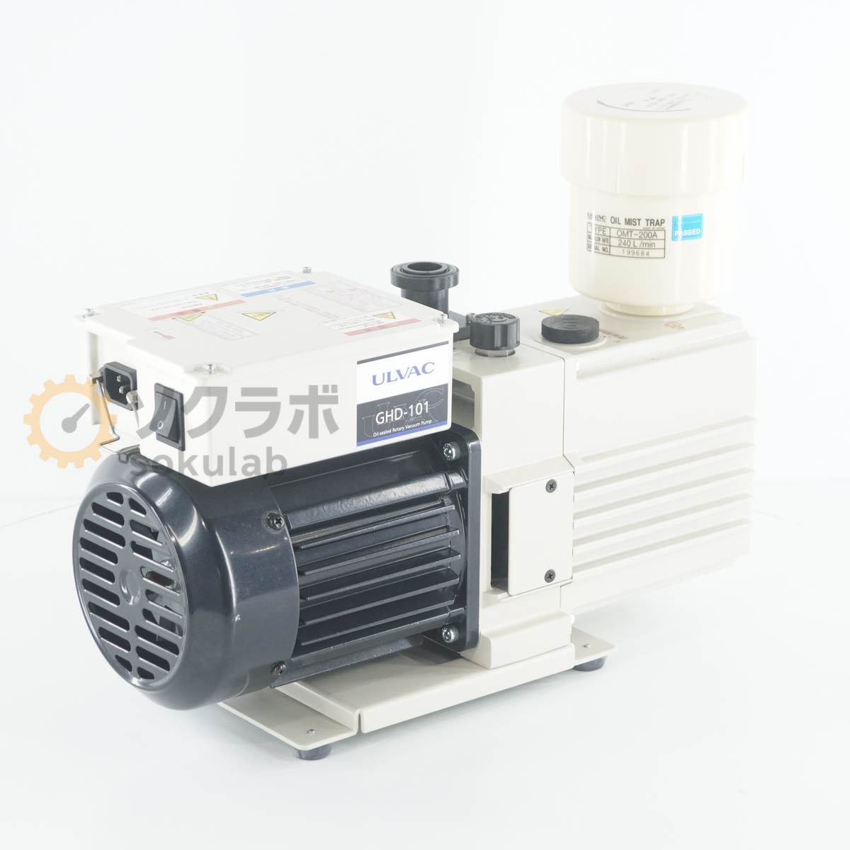 [DW]USED 8���ݾ� ULVAC GHD-101 ����Хå� ����ž�����ݥ�� Oil-sealed Rotary Vacuum Pump [08329-0044]