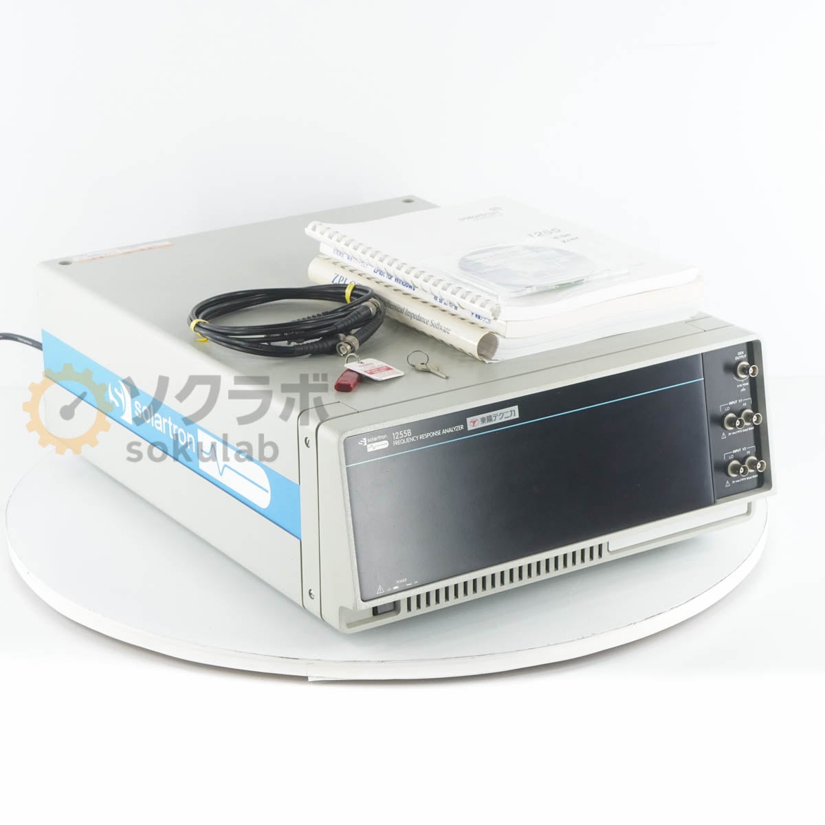 [DW]USED 8���ݾ� SOLARTRON 1255B FREQUENCY RESPONSE ANALYZER ������ȥ��� ���ȿ��������ʥ饤���� [08379-0089]