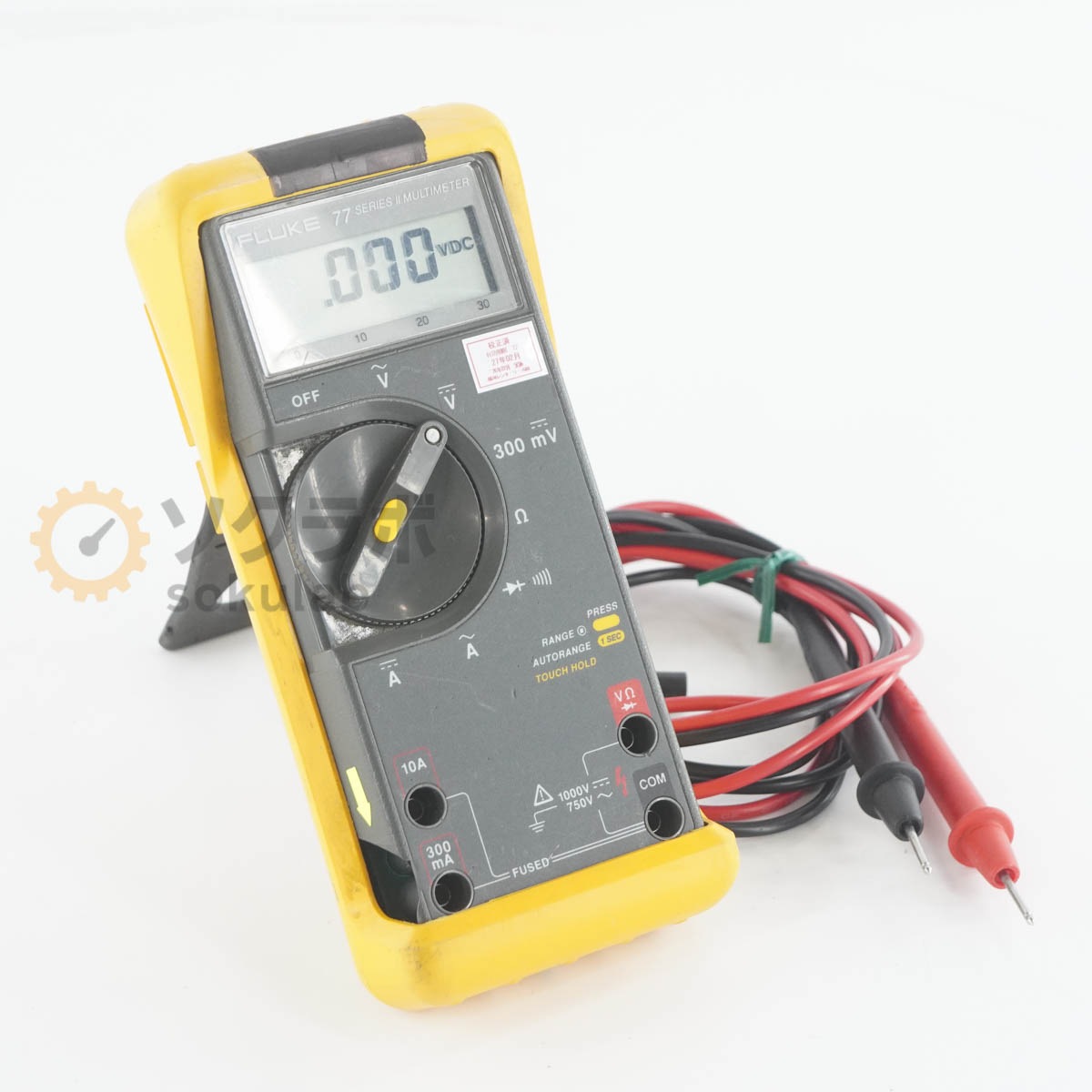 [DW]USED 8���ݾ� FLUKE 77 SERIES II DMM DIGITAL MULTIMETER �ե롼�� �ǥ�����ޥ���᡼���� [08427-0213]