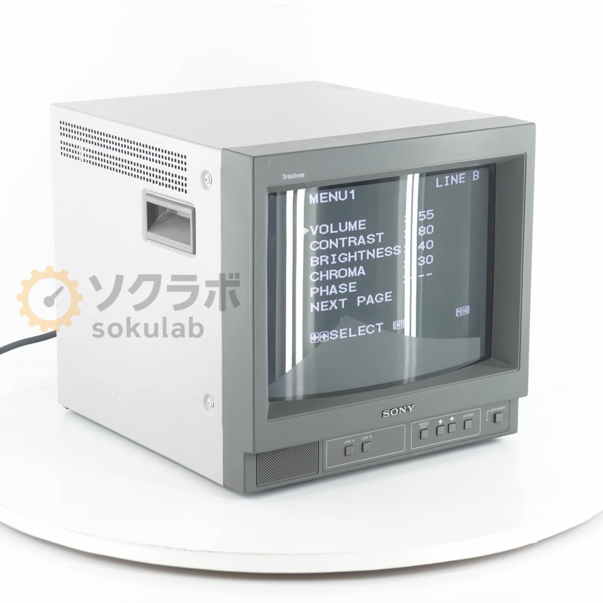 [PG]USED 8���ݾ� SONY PVM-14N5J ���ˡ� 14�� �ȥ�˥ȥ��� ���顼�ӥǥ���˥��� 14����� �ȥ�˥ȥ��� TRINITRON COLOR VIDEO MONITOR �֥饦��[08458-0003]
