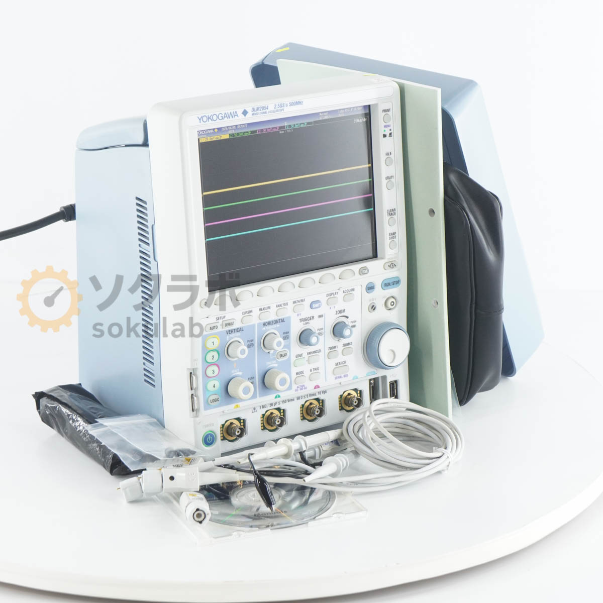 [DW]USED 8���ݾ� YOKOGAWA DLM2054 710130-M-HJ/B5/M1/P4/C11/C9 MSO 500MHz 2.5GS/s MIXED SIGNAL OSCILLOSCOPE ���� �ߥå����ɥ����ʥ륪���� [08427-0256]