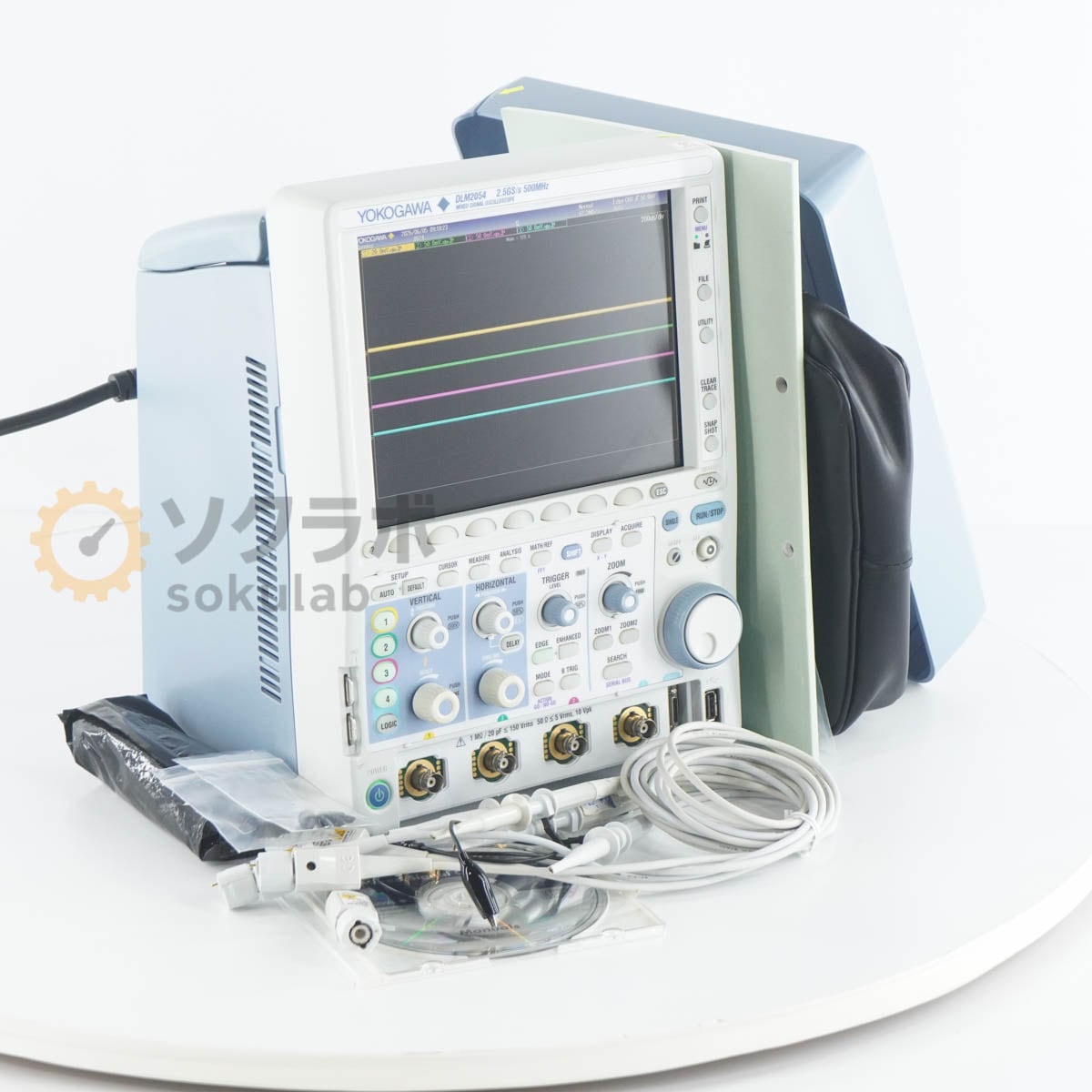 [DW]USED 8���ݾ� YOKOGAWA DLM2054 710130-M-HJ/B5/M1/P4/C11/C9 MSO 500MHz 2.5GS/s MIXED SIGNAL OSCILLOSCOPE ���� �ߥå����ɥ����ʥ륪���� [08427-0256]