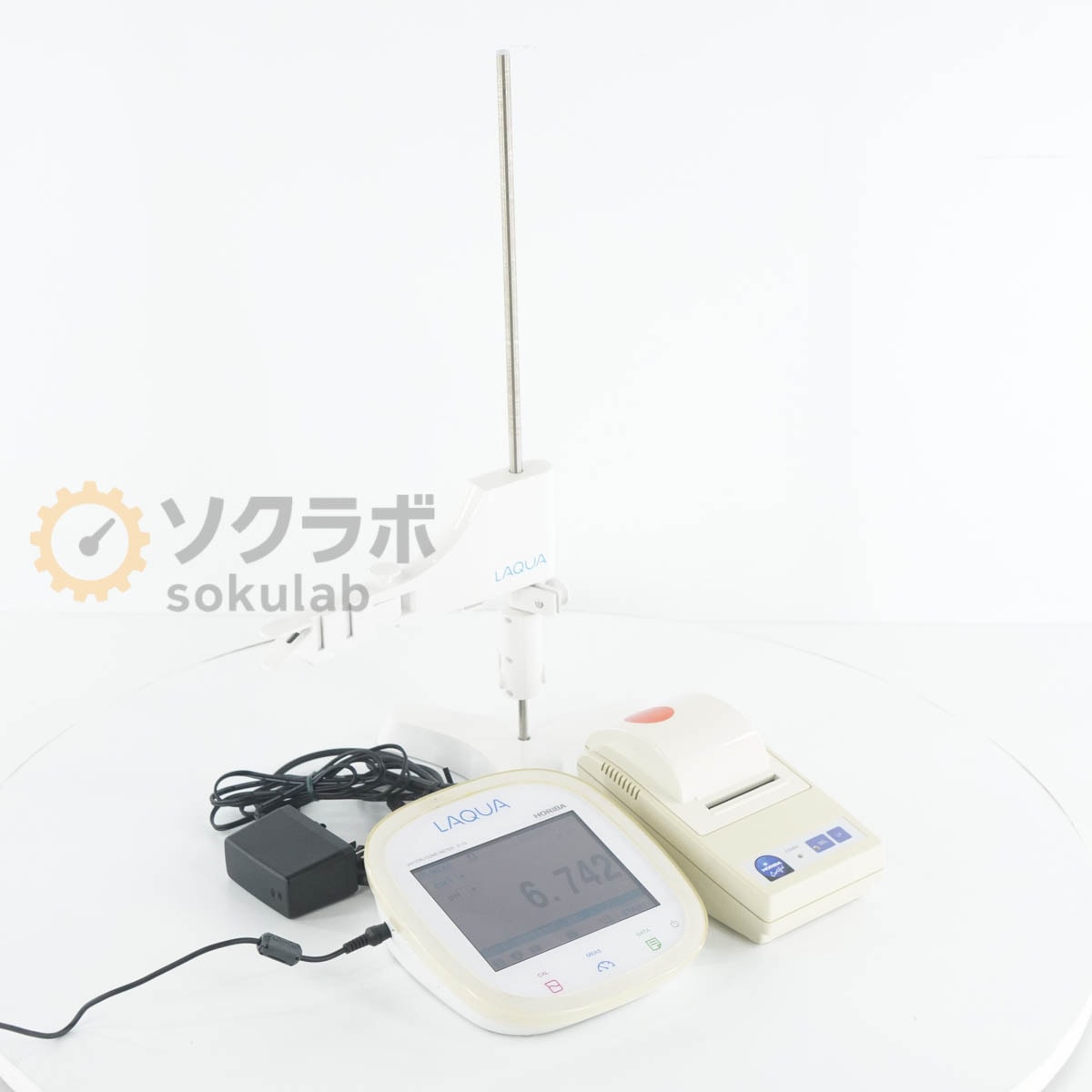 [DW]USED 8���ݾ� HORIBA F-74 pH/ION/COND METER �پ������ ��巿pH���ŵ���ƳΨ�᡼���� pH�᡼���� pH�� ���ʬ�Ϸ� [07915-0006]