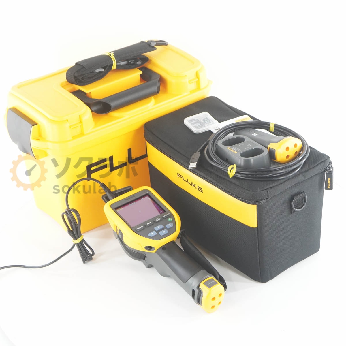 [DW]USED 8���ݾ� FLUKE TiS75�� THERMAL IMAGER �ե롼�� �����⥰��ե��� �ֳ�������� �����ޥ륫��� [08472-0203]