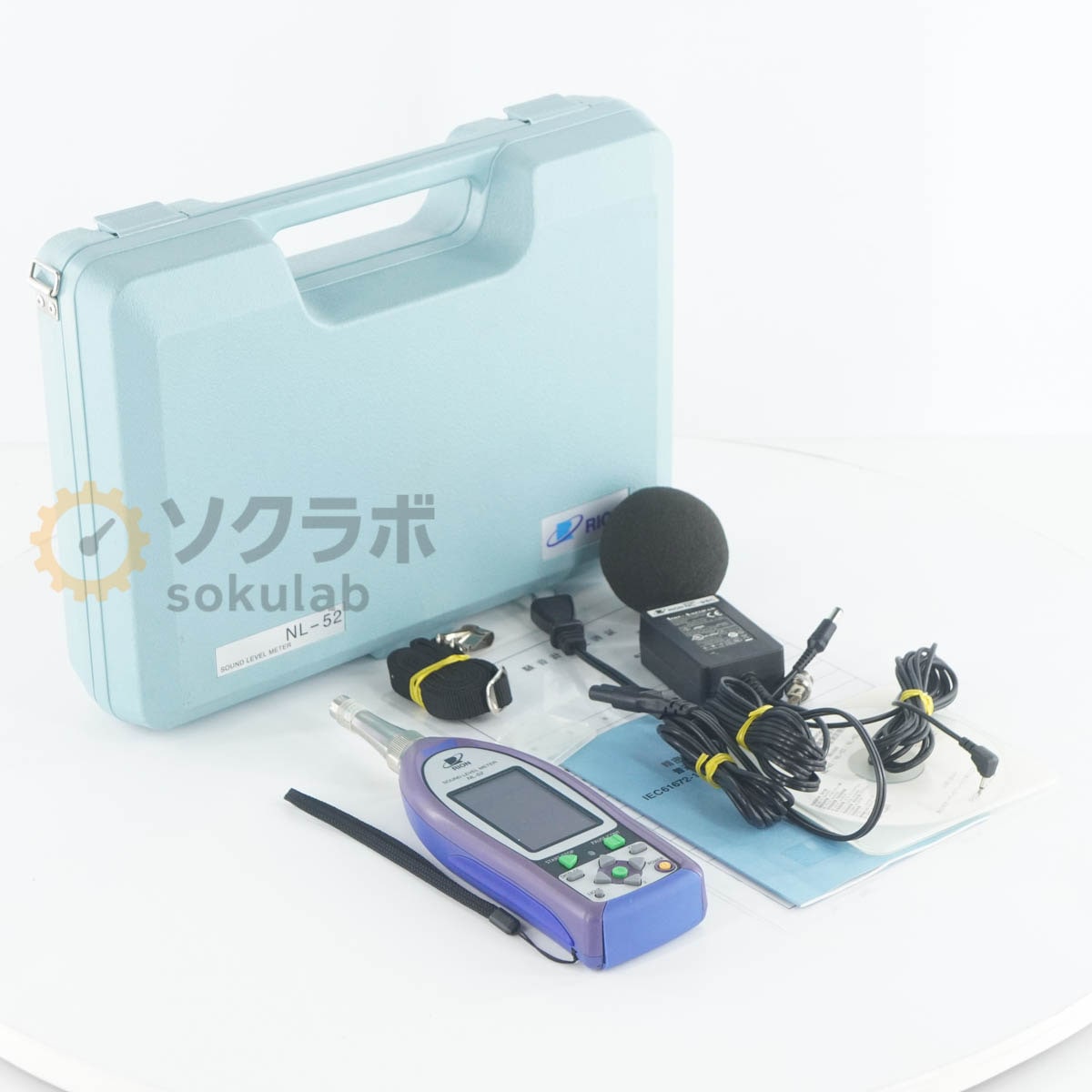 [DW]USED 8���ݾ� RION NL-52 SOUND LEVEL METER �ꥪ�� ��̩������ ������ɥ�٥�᡼���� [08472-0247]
