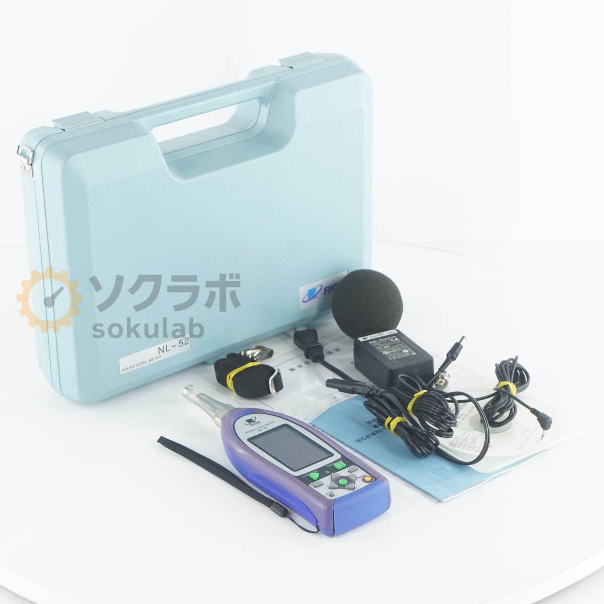 [DW]USED 8���ݾ� RION NL-52 SOUND LEVEL METER �ꥪ�� ��̩������ ������ɥ�٥�᡼���� [08472-0247]