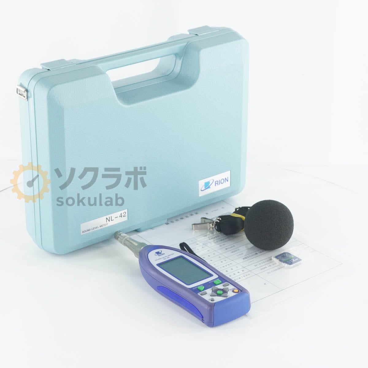 [DW]USED 8���ݾ� RION NL-42 SOUND LEVEL METER �ꥪ�� ���������� ������ɥ�٥�᡼���� [08472-0252]