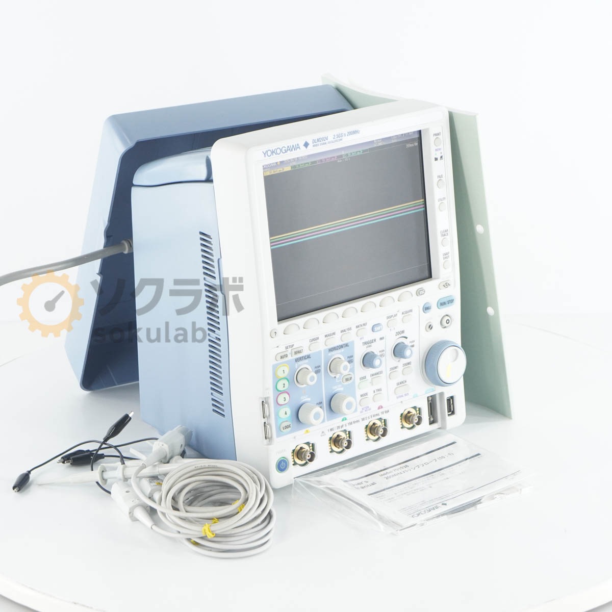[DW]USED 8���ݾ� YOKOGAWA DLM2024 710110-M-HJ/B5/M1/C11/G2 200MHz 2.5GS/s MIXED SIGNAL OSCILLOSCOPE ���� �ߥå����ɥ����ʥ륪������������ [08472-0267]
