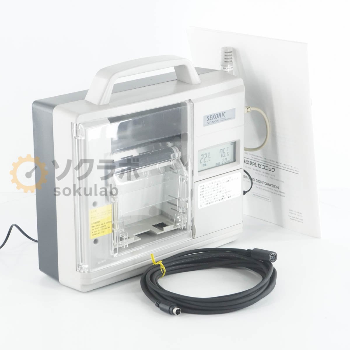 [JB]USED �ݾڤʤ� SEKONIC ST-50A HYGRO THERMOGRAPH �����˥å� �ŻҼ������ٵ�Ͽ�� �����ٷ� [08472-0298]