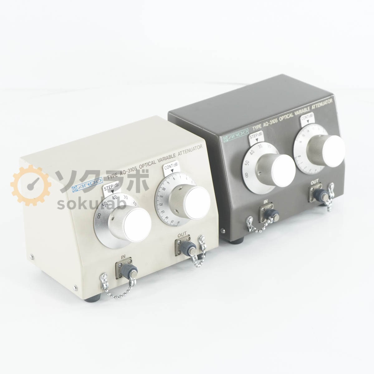[DW]USED 8���ݾ� ���å� ANDO AQ-3105 OPTICAL VARIABLE ATTENUATOR ��ƣ�ŵ� �����Ѹ���� ���åƥ͡����� [08429-0054]