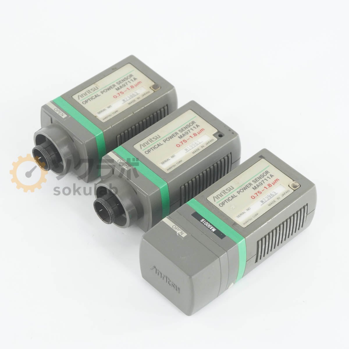 [DW]USED 8���ݾ� 3�楻�å� Anritsu MA9711A 0.75-1.8��m OPTICAL POWER SENSOR ������ ���ѥ���󥵡� [08429-0058]